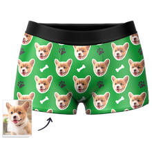 Custom Dog Boxer Shorts - Santa Socks