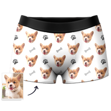 Custom Dog Boxer Shorts - Santa Socks