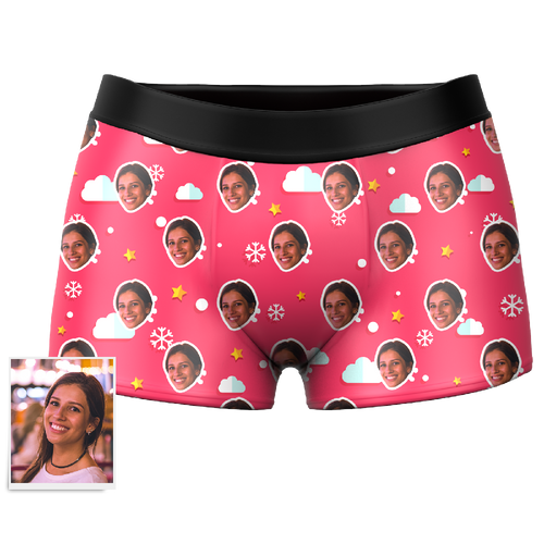 Gifts Cloud Custom Face Boxer Shorts