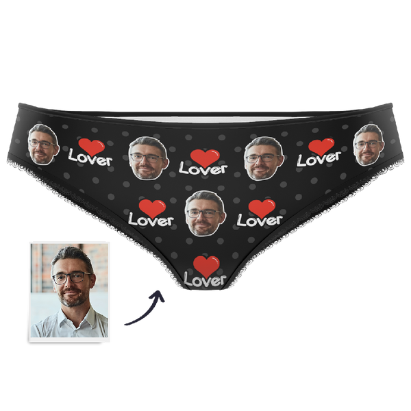3D Preview Valentine's Day Gift Lover - Popular Custom Face Panties