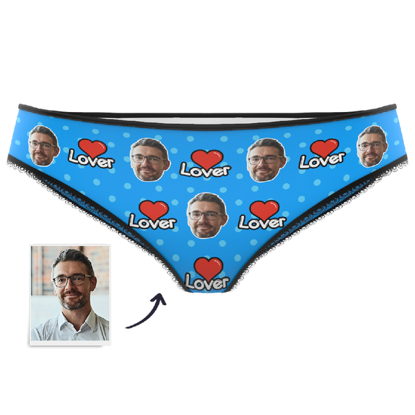 3D Preview Valentine's Day Gift Lover - Popular Custom Face Panties