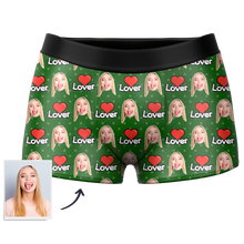 Men's Custom Face Colorful Boxer-Lover