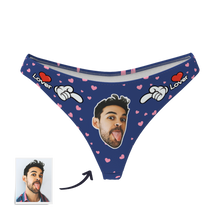 3D Preview LOVER - WOMEN'S CUSTOM FACE THONG PANTY