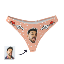 3D Preview LOVER - WOMEN'S CUSTOM FACE THONG PANTY