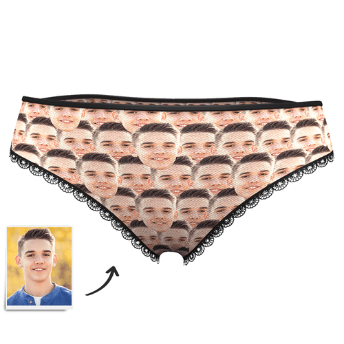 Women's Custom Face Womens Panties Man Face