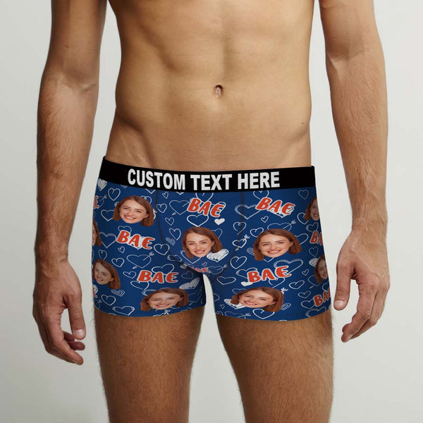 Custom Face Boxers Briefs Personalised Men's Shorts With Photo - Bae - MyFaceBoxer
