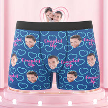 Custom Face Boxers Briefs Personalised Men's Shorts With Photo - Coupled Up - MyFaceBoxer