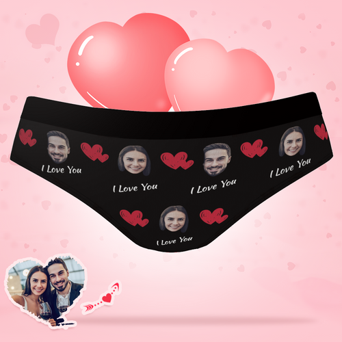 Custom Sexy Photo Panties for Women - I Love You