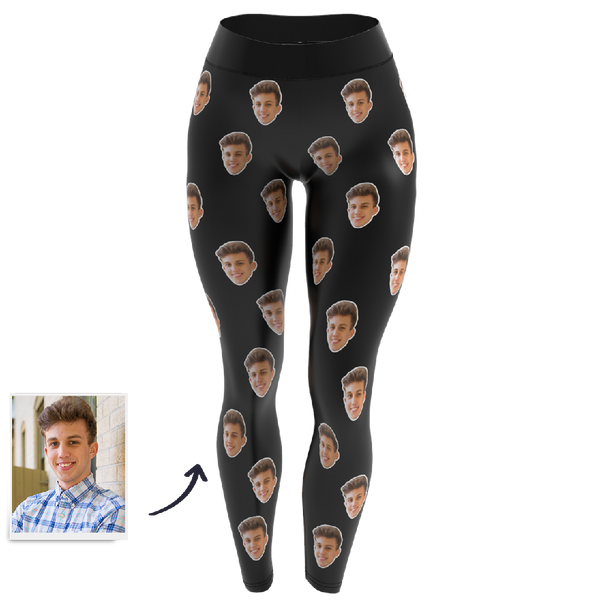 Custom Face Leggings - Colorful