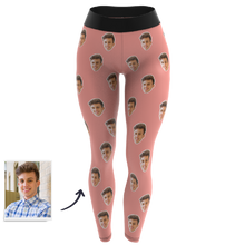 Custom Face Leggings - Colorful