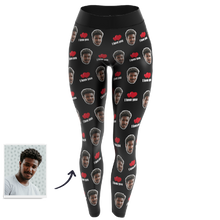 Custom Face Leggings - I Love You