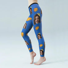 Custom Face Solid Color Yoga Leggings-SRPER MOM