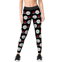 Custom Heart I Love You Leggings With Your LOGO Personalized Gift