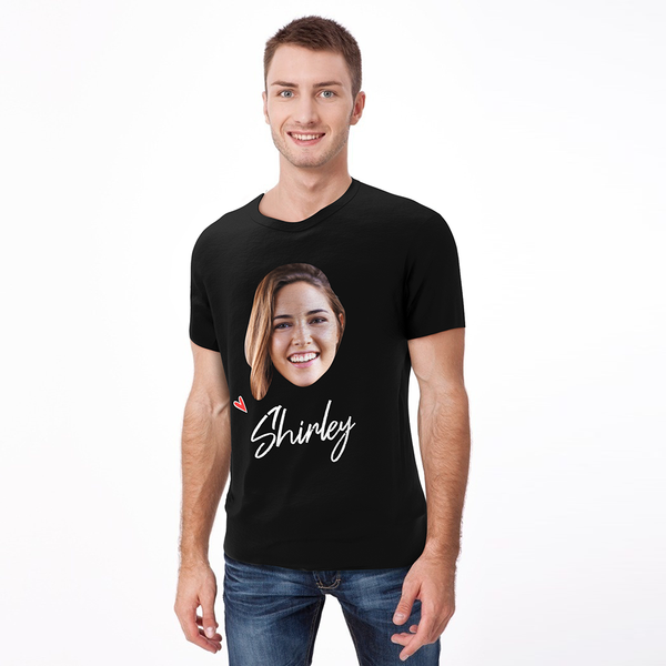 Custom Face T-shirt With Name