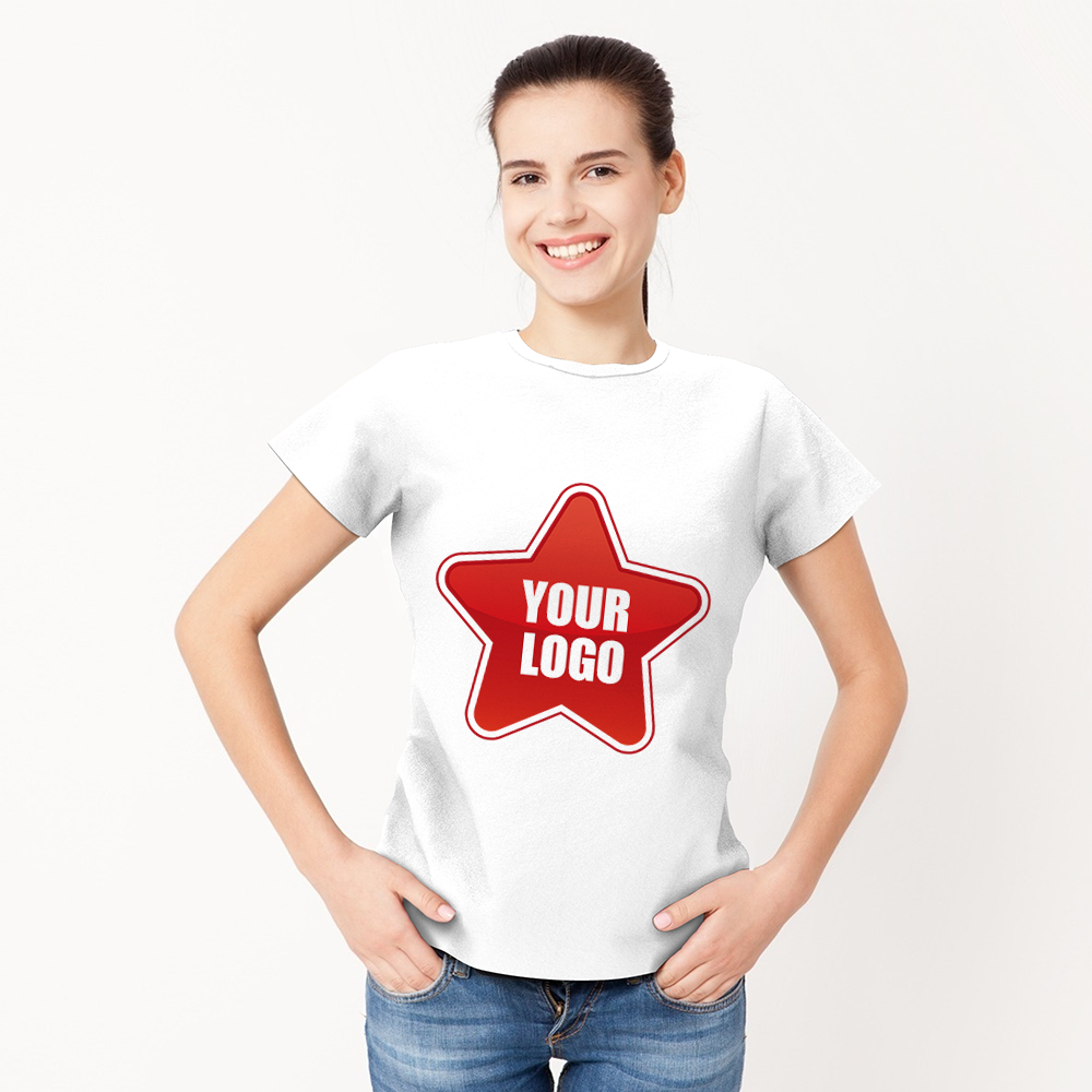 Personalized Logo Shirt Formal Women's T-shirt