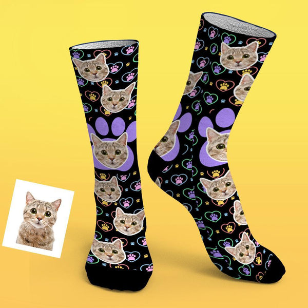 Custom Photo Socks Pet Lovers Personalized Gift