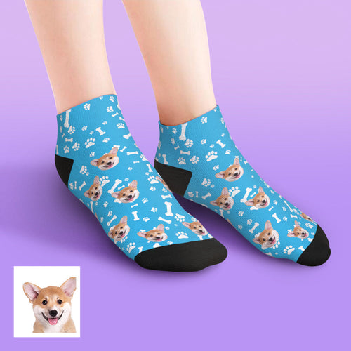 Custom Low cut Ankle Socks Dog