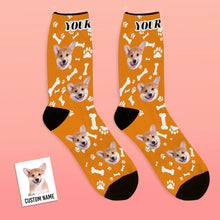 Photo Socks, Custom Dog Face Socks - Unisex