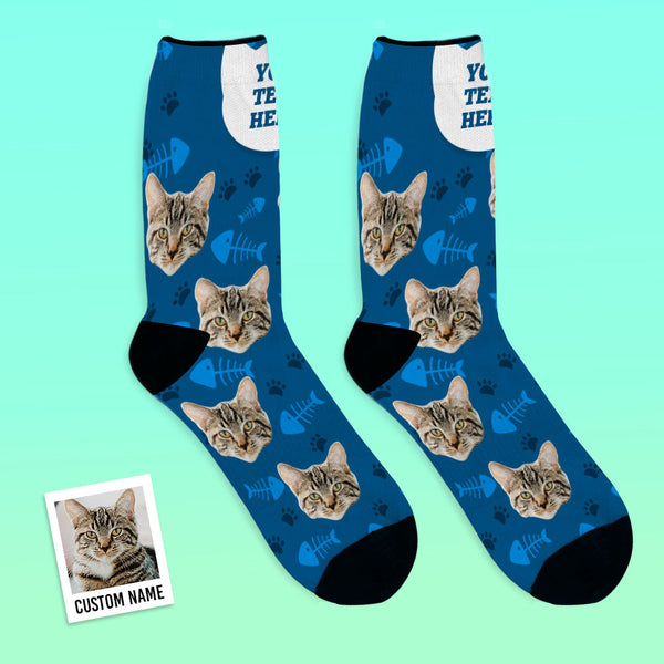 Custom Cat Socks - Unisex