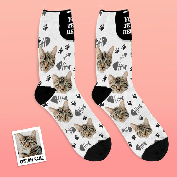 Custom Cat Socks - Unisex