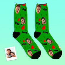 Custom Love And Face On Socks