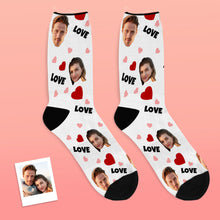 Custom Love And Face On Socks