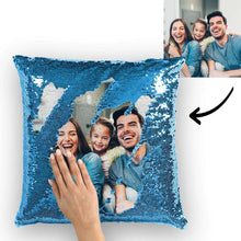 Custom Photo Reversible Magic Sequin Cushion Pillow 15.75inch*15.75inch