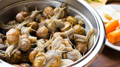 how to wash snails