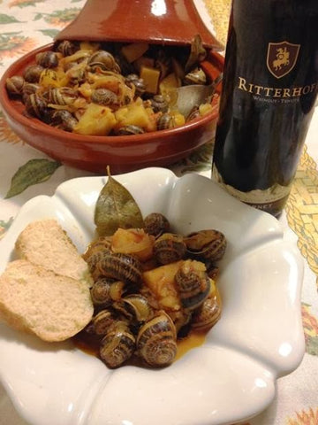 escargot recipe for sale of land snails Lumaca Italy