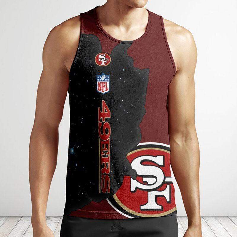 49ers sleeveless hoodie