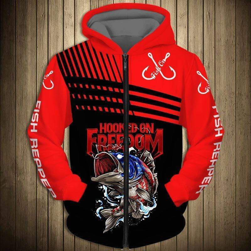 hooked red hoodie