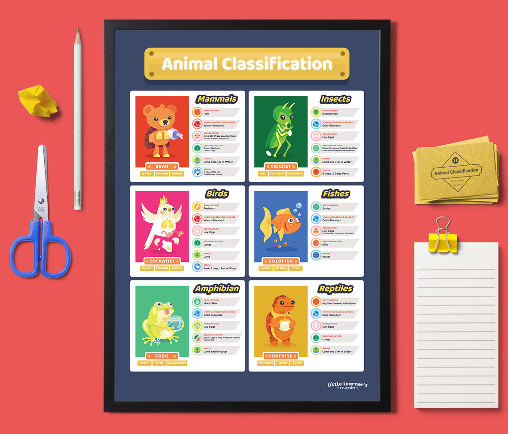 Animal Alphabet Nursery Poster – Little Learner's Collective