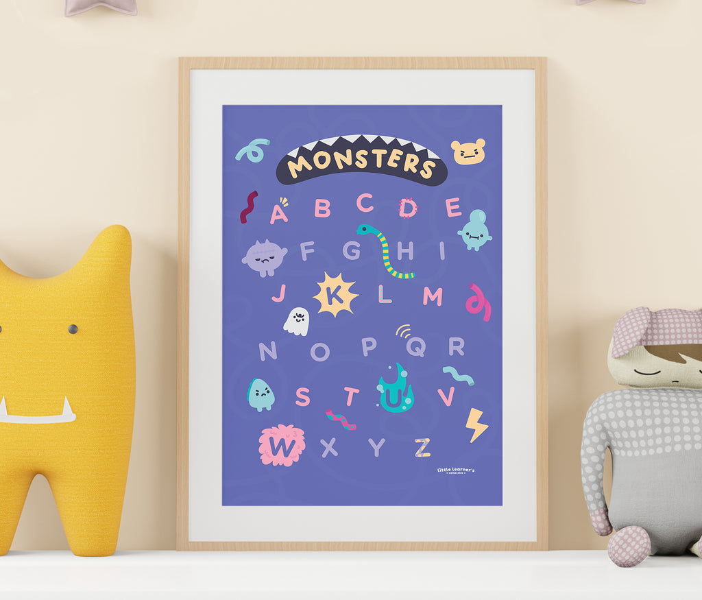 Animal Alphabet Nursery Poster – Little Learner's Collective