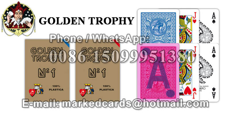 Infrared Ink Marking Cards Modiano Golden Trophy