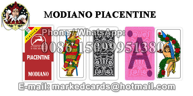 MODIANO Piacentine Italian X-Ray Deck of Playing Cards
