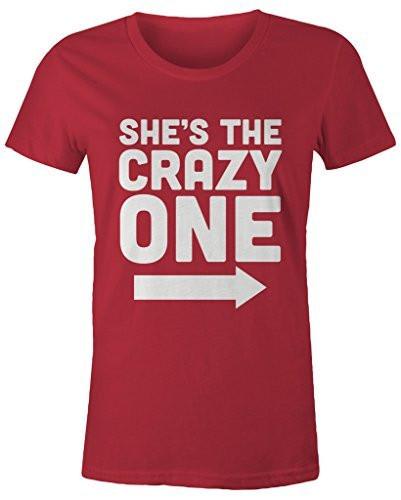 tragedie Hijgend escaleren Shirts By Sarah Women's She's Crazy One Best Friend Mix Match Couples |  Shirts By Sarah