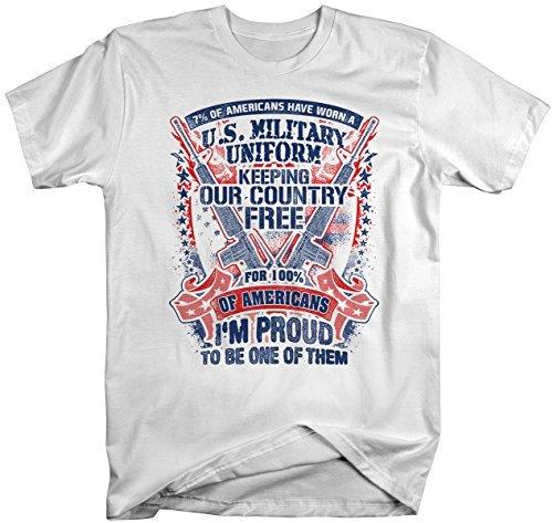 Shirts By Sarah Men's Funny Patriotic Veteran's T-Shirt 