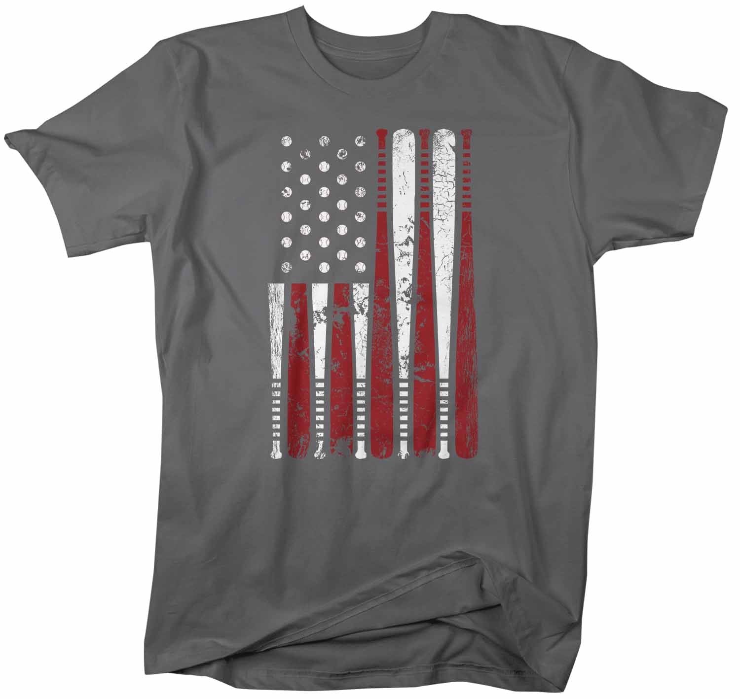 american flag baseball shirt