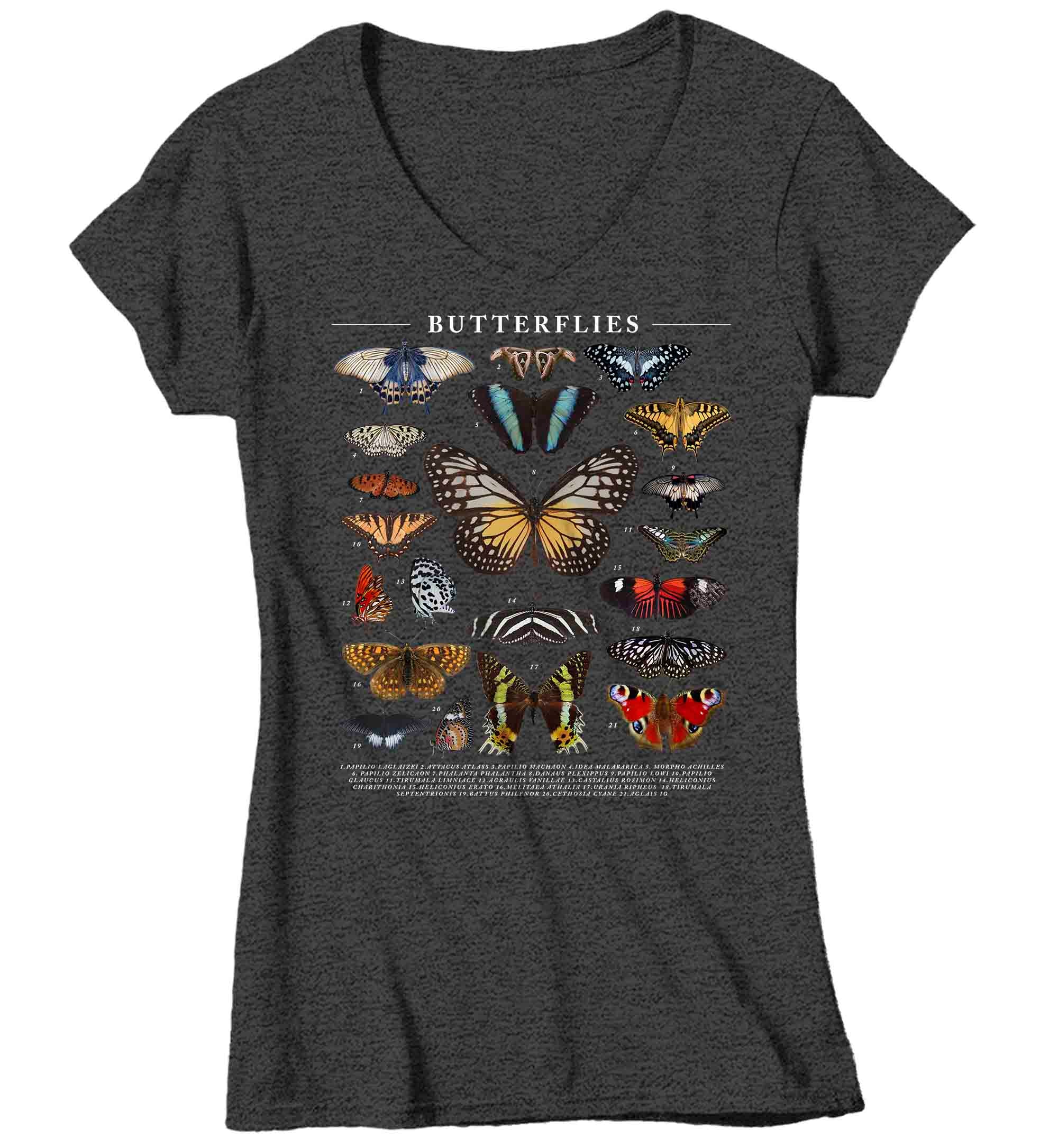 butterfly t shirt ladies