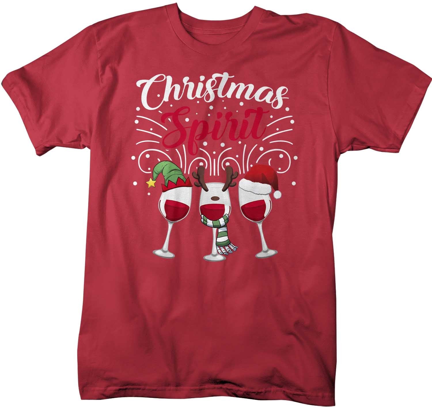 Men's Funny Christmas T Shirt Wine Shirt Wine Christmas Shirt Holiday ...