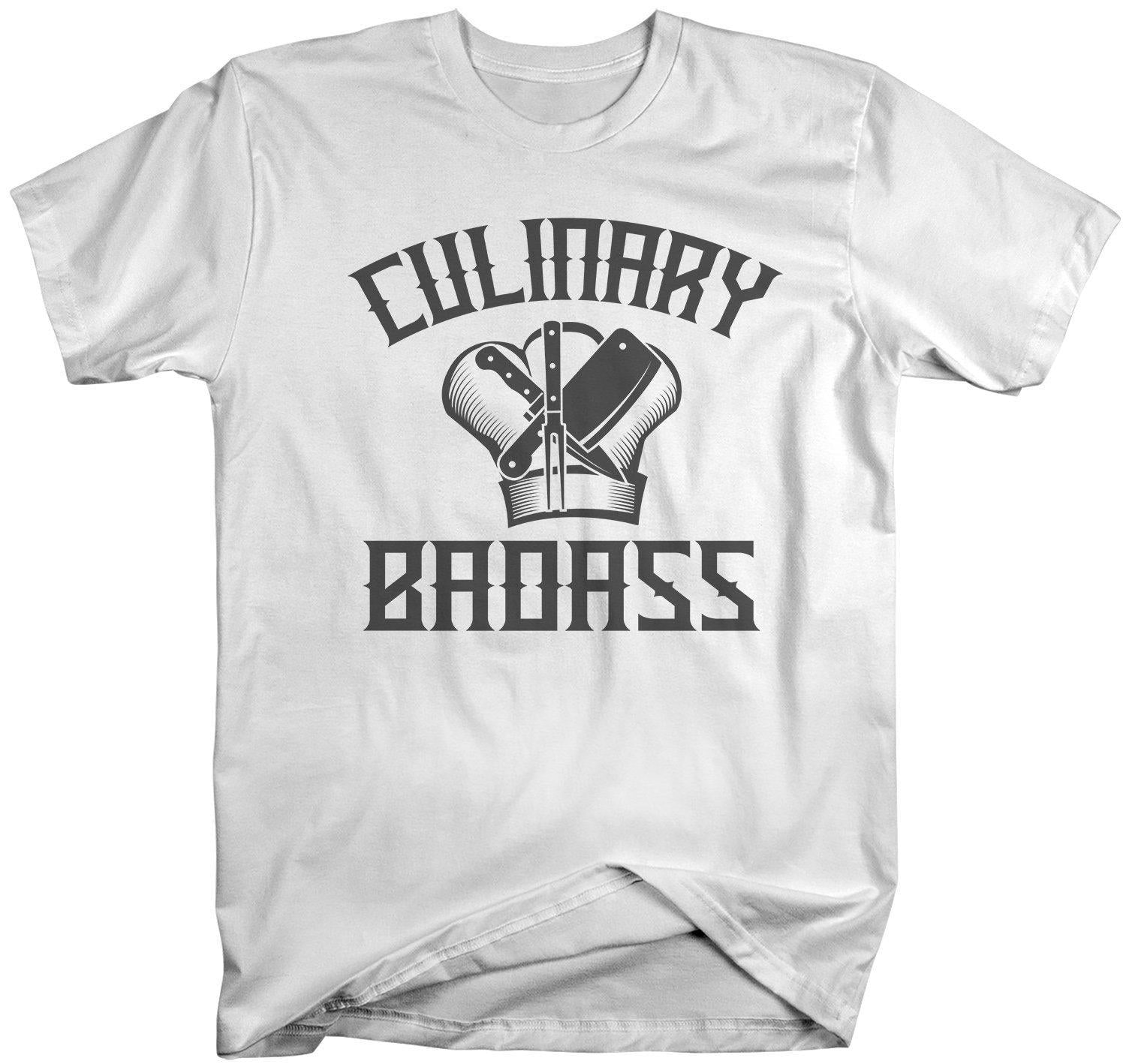 Men's Funny Chef T-Shirt Culinary Badass Shirt Chef Gift Ide