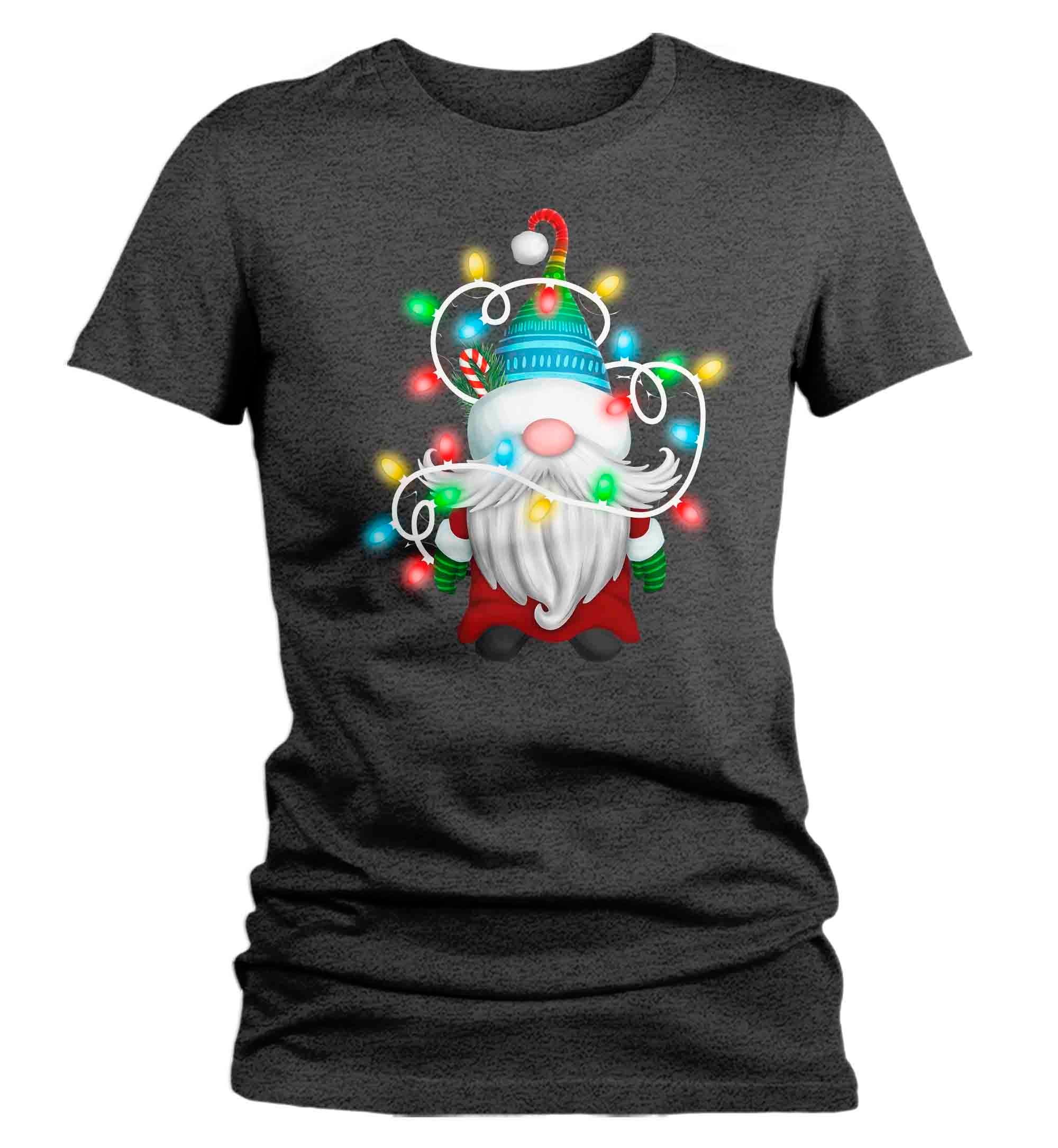 ekstremt sommerfugl genvinde Women's Cute Christmas Shirt Gnome Xmas T Shirts Holiday T Shirts Chri |  Shirts By Sarah