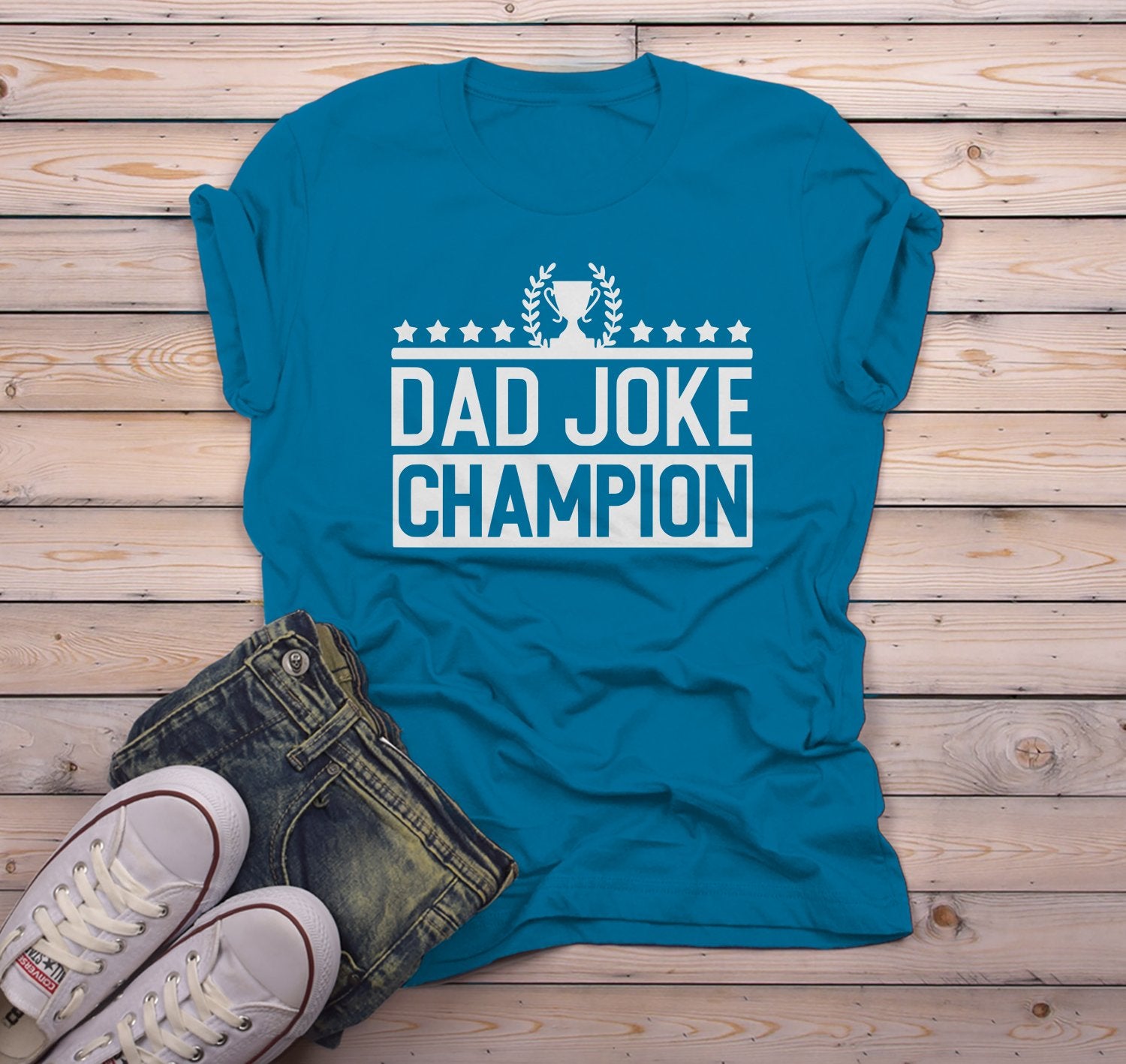 Men's Funny Dad Joke Champion Shirt Dad Joke Shirts Dad Jokes Tshirt Dad Gift Idea T Shirt