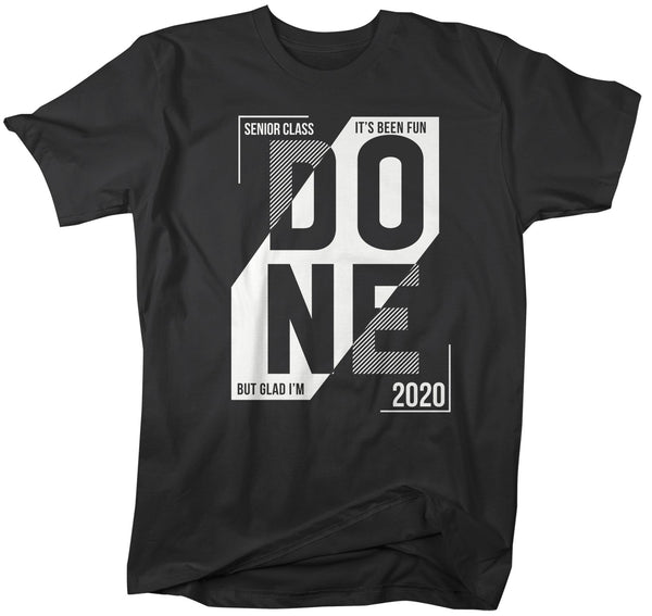 Men's Done Senior 2020 T Shirt Athletic Shirt Senior 2020 Shirts Typog ...