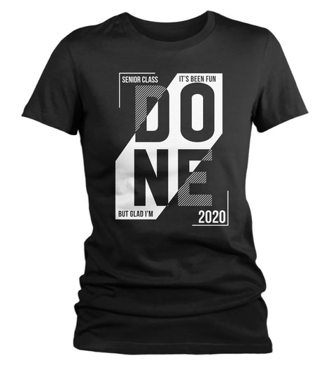 Women's Done Senior 2020 T Shirt Athletic Shirt Senior 2020 Shirts Typ