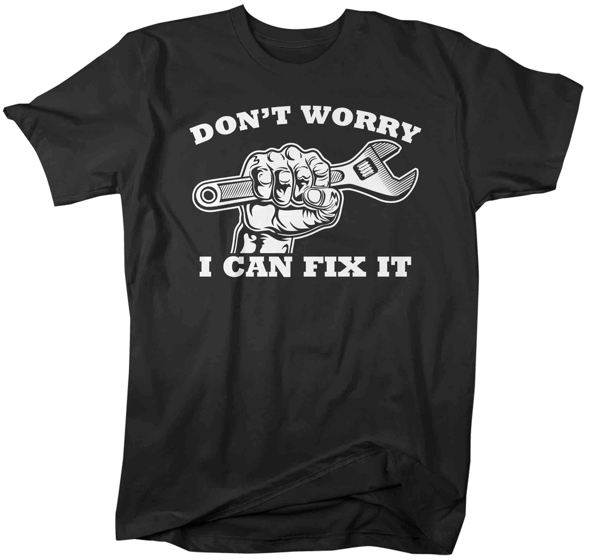 Men's Funny Plumber Shirt I Can't Fix It Wrench T Shirt Plumber Tee Plumber Gift Shirt for P