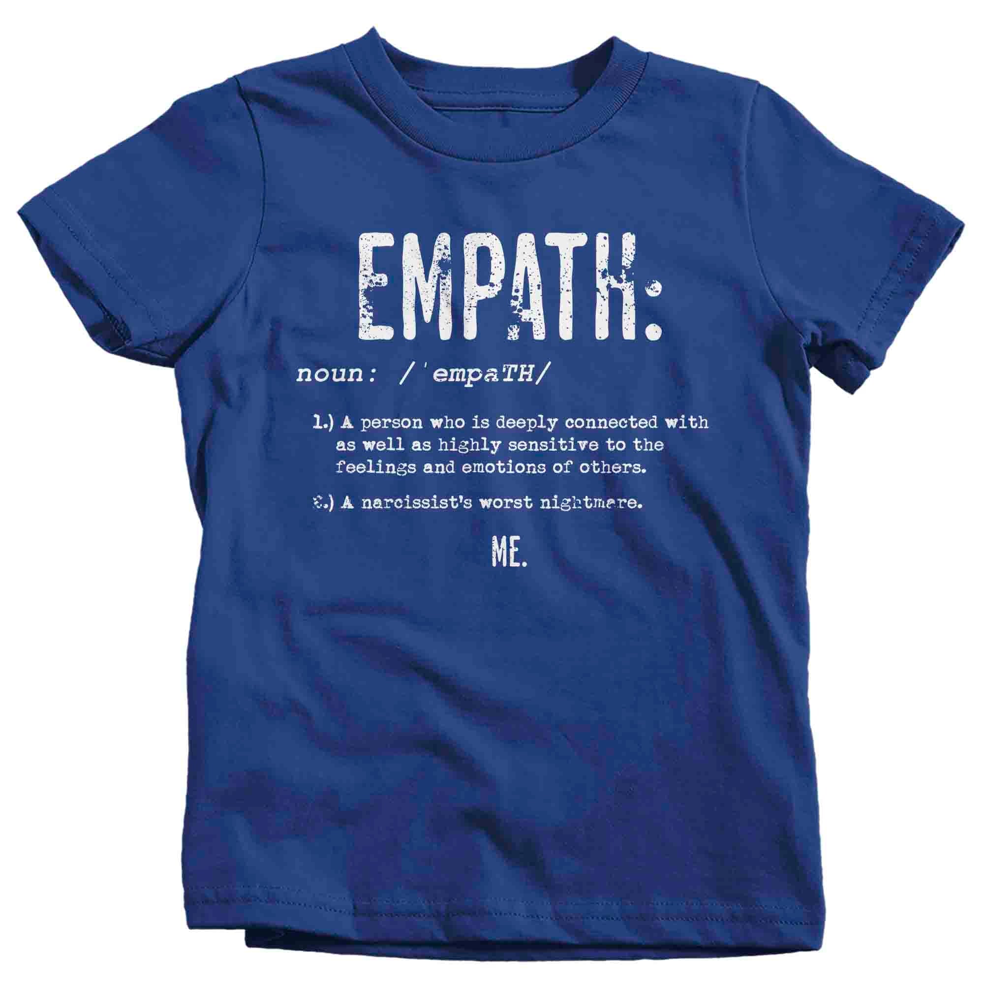 Kids Empath T-Shirt Definition Shirt Gift Ideas Superpower Childhood Trauma cPTSD Toxic Family Hipst