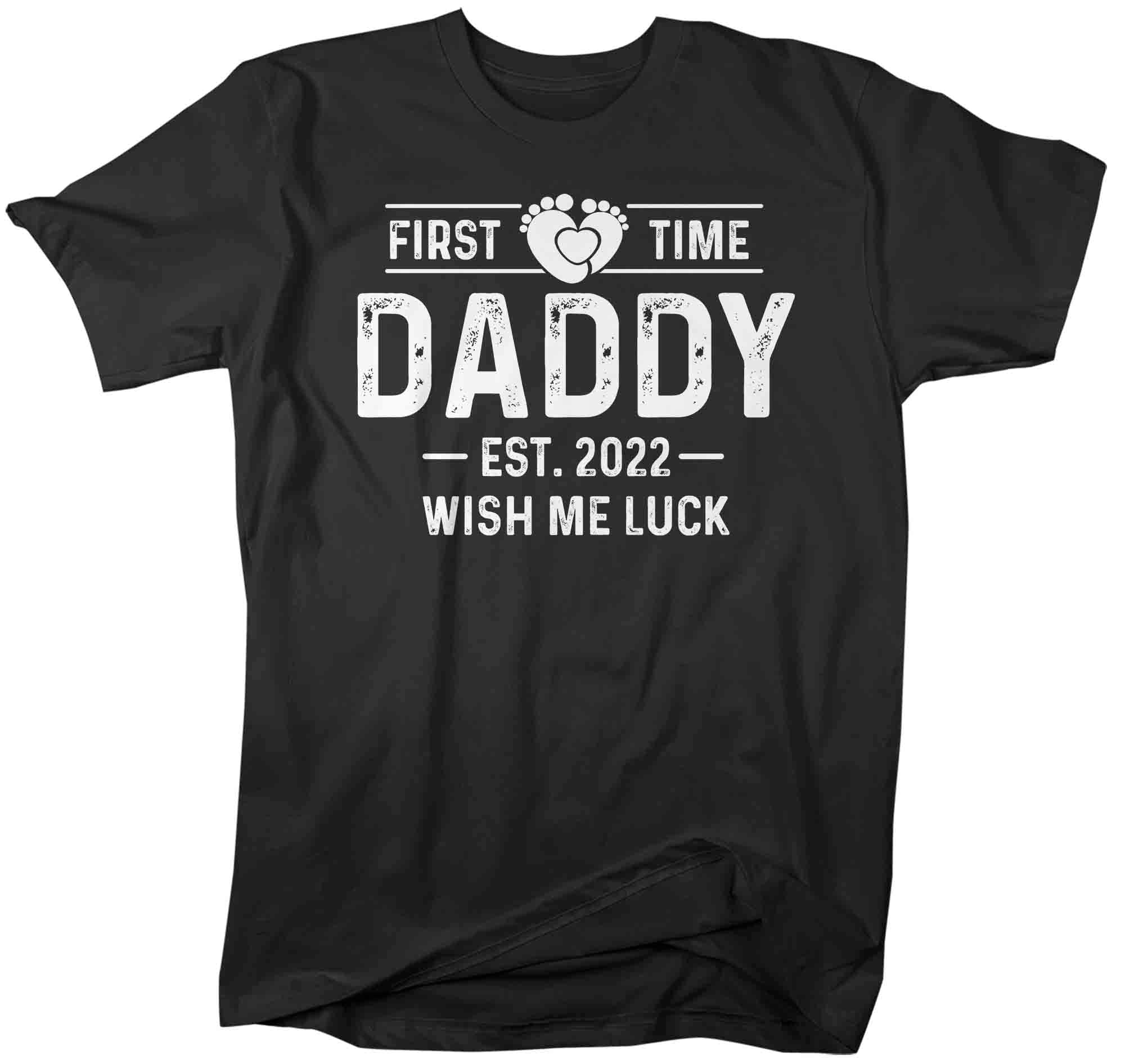 Men's First Time Daddy Shirt Dad T Shirt Dad Gift Est. 2022 TShirt Father's Day Gift 1st Tim