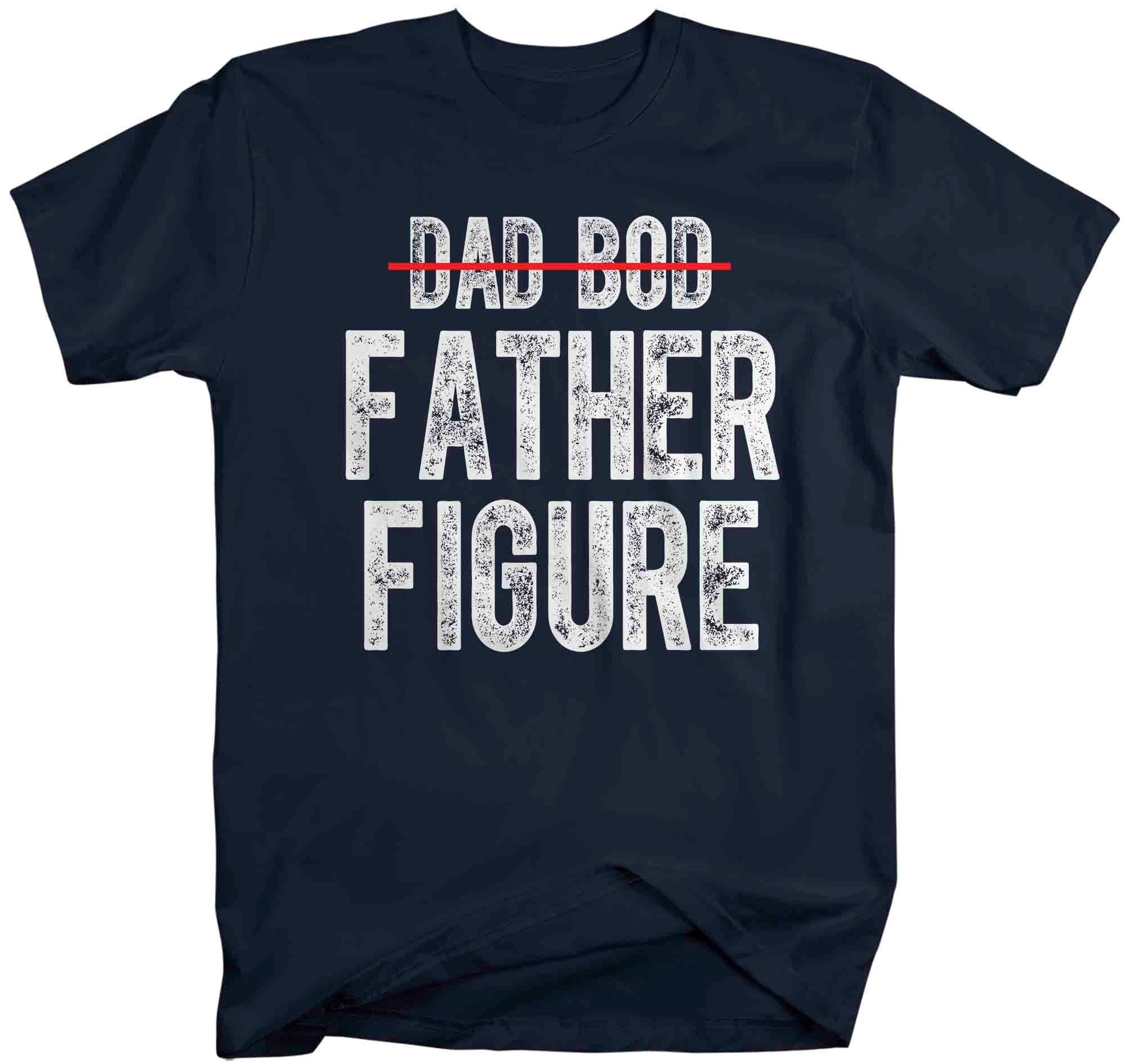 Men's Funny Dad Shirt Dad Bod T Shirt Father Figure TShirt Father's Day Gift Daddy And Me Fu