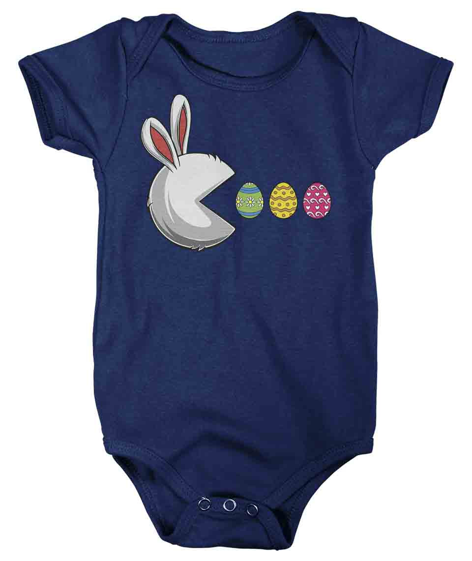 Baby Funny Easter Snap Suit Easter Bunny Eggs Creeper Egg Hunter